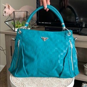 Large Teal Purse